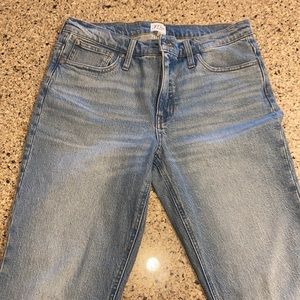 J Crew Demi Boot Crop light wash jean